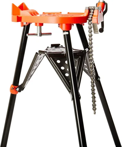 Miniatura 3 de RIDGID 36273 460-6 TRISTAND Tornillo de cadena y RIDGID 10883 modelo 418 engrasador con aceite de corte de rosca prémium