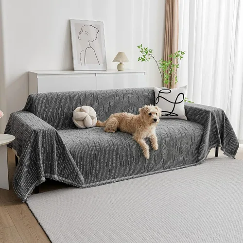 Miniatura 18 de MYSKY HOME Fundas para sillón, funda para silla reclinable, color beige, fundas de sofá para sofá modular en forma de L, fundas de sofá de gran