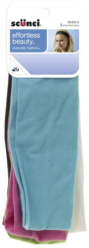 Miniatura 3 de scunci sin esfuerzo Belleza Amplia Stretch Basic Headwraps, Básico