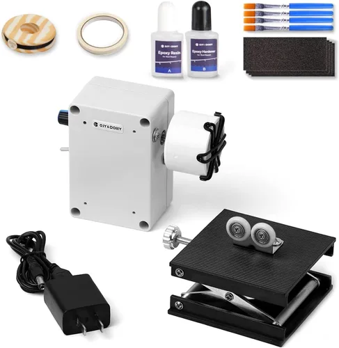 Miniatura 8 de OJYDOIIIY Fishing Rod Repair Kit,Rod Building Kit and Supplies,Wrapping and Winding Machine for Epoxy Drying