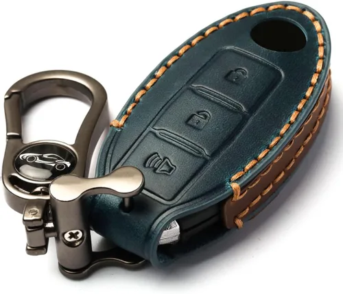 Miniatura 14 de Funda para llavero de automóvil, funda suave de protección completa compatible con Nissan X-Trail Rogue Altima Quest Pathfinder Sentra Patrol CIMA