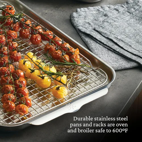 Miniatura 11 de Hestan Provisions OvenBond - Juego de 7 piezas Gourmet Essentials de acero inoxidable de tres capas