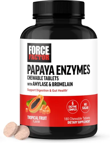 Miniatura 29 de Suplemento de calostro impresionante Force Factor, bayas y crema, 60 masticables suaves Bovine Colostrum with Biotin, Grass-Fed, Antibiotic-Free