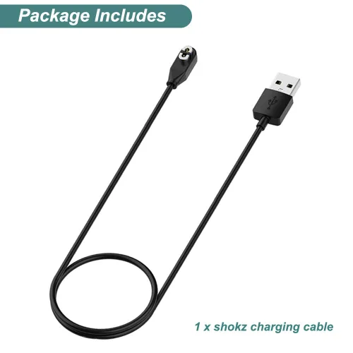Miniatura 4 de Kissmart Cable de carga para auriculares Shokz - Cargador magnético para auriculares Shokz OpenRun Pro, OpenRun Mini, Afteshokz Aeropex AS800