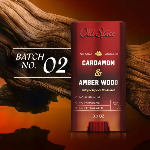 Miniatura 7 de Old Spice The Spice Alchemist Collection, desodorante sin aluminio para hombres, aroma infundido de colonia 24/7, fórmula sin intercambio, libre