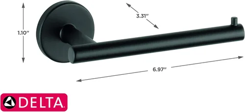 Miniatura 7 de Delta Trinsic Collection - Accesorios de baño negro mate (75935-BL + 75950-BL)