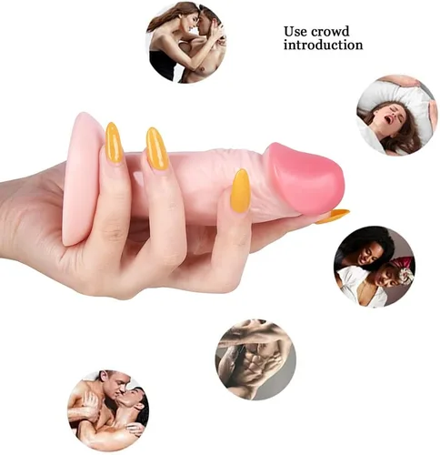 Miniatura 7 de Consolador pequeño, enchufe anal pequeño y suave de 4.3 pulgadas, consolador anal para principiantes, entrenamiento para adultos, juguete sexual