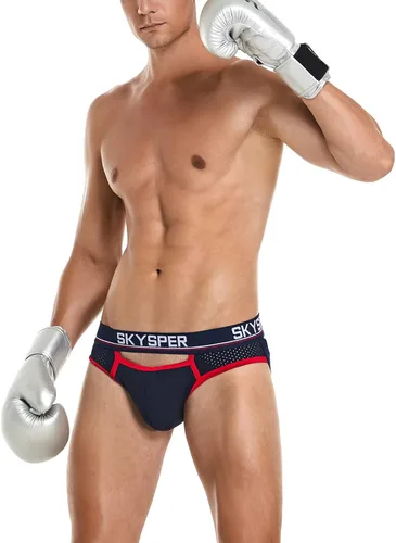 Miniatura 10 de SKYSPER Jock Strap Athletic Supporter para hombres Sexy Jockstrap Ropa interior masculina
