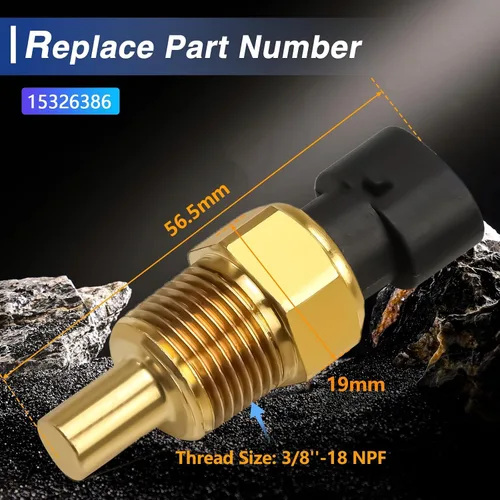 Miniatura 6 de Sensor de temperatura del refrigerante, sensor de temperatura del agua ECT, sensor de temperatura compatible con Buick Regal Lucerne Lacrosse