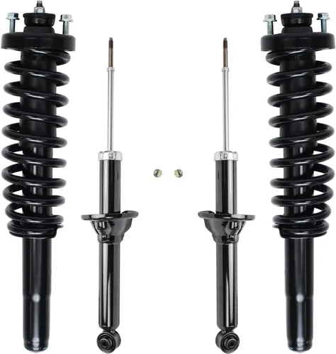 Miniatura 45 de Detroit Axle - Amortiguadores de puntales para Nissan Sentra 2007-2012 [Base S SL SR] Puntales delanteros completos con amortiguadores traseros