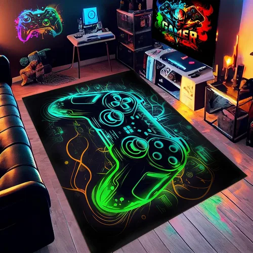 Miniatura 7 de Alfombra de juegos para dormitorio de niños, alfombra suave y cómoda para sala de juegos, 36 x 24 pulgadas