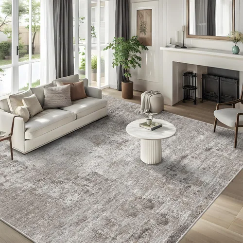 Miniatura 111 de Alfombra antideslizante lavable de 2 x 3 pies - Alfombra suave de pelo bajo para cocina, entrada y dormitorio - Tapete moderno para puerta
