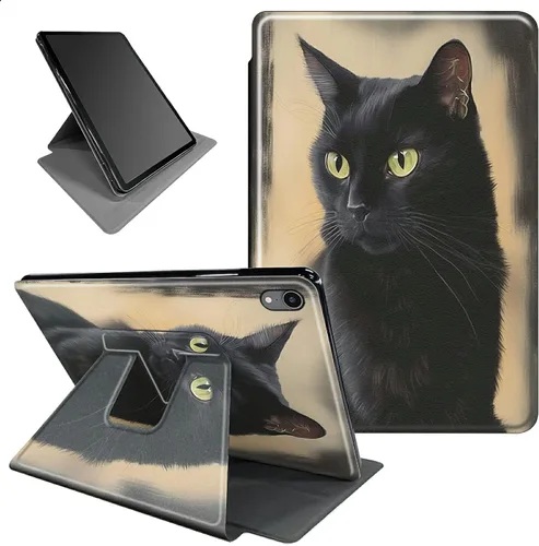 Miniatura 84 de Funda para iPad mini 6 para iPad mini 6ª generación 8.3 pulgadas 2021 360 grados giratorio soporte ligero cubierta inteligente protectora