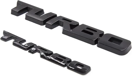 Miniatura 7 de 2 calcomanías de metal pequeño y grande para guardabarros laterales y maletero, automóvil y motocicleta (cromo plateado)