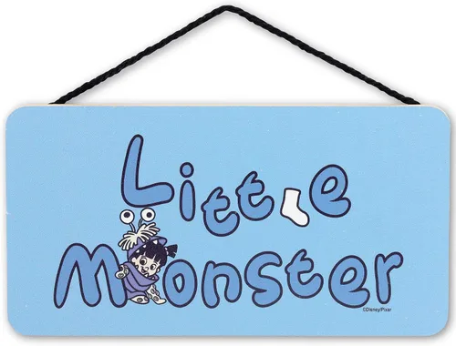 Miniatura 8 de Disney Pixar Monsters, Inc. You Can Find Me Here - Cartel colgante de madera – Lindo cartel de Mike para dormitorio o guardería