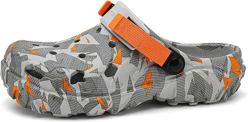Miniatura 10 de YUKTOPA Zuecos para hombre, sandalias deportivas para exteriores, zapatos de jardín para adultos, zapatos de playa para agua, zapatos casuales