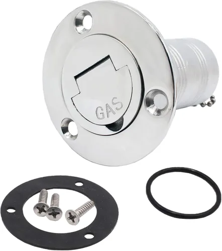 Miniatura 21 de Boat Water/Diesel/Gas/Fuel Deck Fill/Filler 1-1/2 Inch(38mm) with Keyless Cap 316 Stainless Steel Boat Deck Hardware for Boat, Yacht, Caravan
