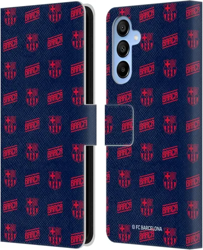 Miniatura 243 de Head Case Designs Funda de piel con licencia oficial del FC Barcelona Barca Crest Graphics para Samsung Galaxy A06 4G