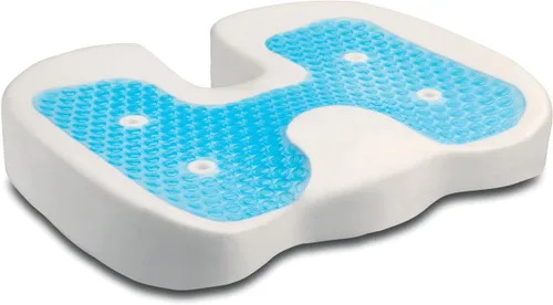 Miniatura 4 de Kensington Cojín de asiento de gel refrescante, ergonómico de espuma viscoelástica de gel de enfriamiento para sillas de oficina, automóvil, hogar