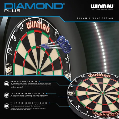 Miniatura 6 de Winmau Diamond Plus Dartboard