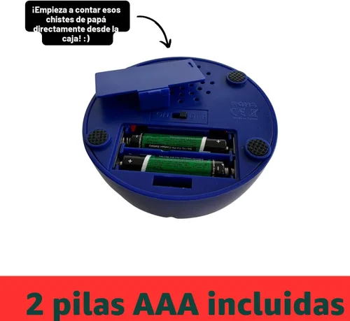 Miniatura 5 de Regalos para papá y padres. Cuenta con más de 75 chistes extra divertidos para papá con solo presionar un botón, regalos para papá de hija, regalo