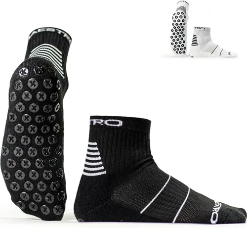 Miniatura 25 de Maestro - Calcetines de agarre de fútbol para hombres y mujeres con almohadillas antideslizantes, ideales para fútbol, baloncesto y deportes