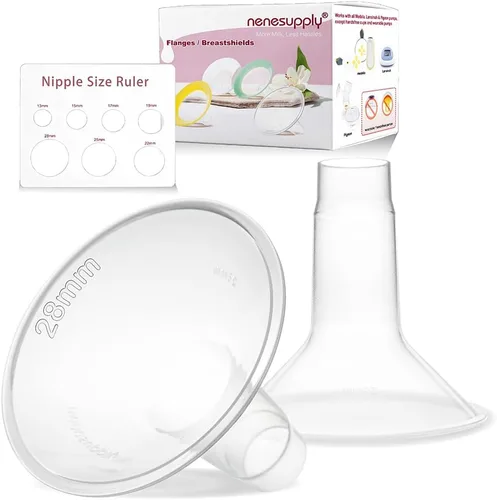 Miniatura 19 de Nenesupply Brida suave de 19mm compatible con piezas de extractor de leche Medela, repuesto de brida de 19mm para accesorios Medela compatibles