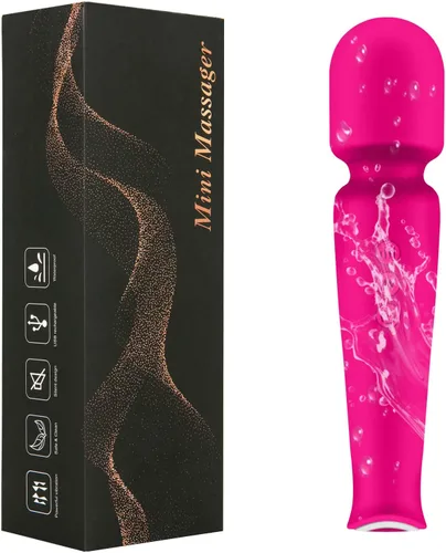 Miniatura 2 de Masajeador portátil inalámbrico para cuerpo y espalda, múltiples velocidades y modos, relajante muscular eléctrico de mano para cuello, espalda Negro