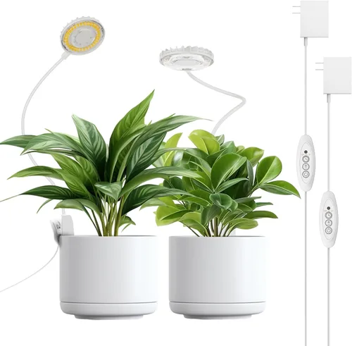 Miniatura 8 de Luces de cultivo para interiores, luces de plantas con clip para cultivo en interiores, lámpara LED de crecimiento de plantas de espectro completo