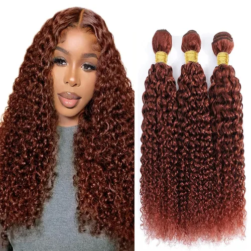 Miniatura 84 de Color 30 paquetes de cabello humano marrón onda del cuerpo paquetes 8 10 12 pulgadas brasileño virgen Remy extensiones de cabello humano doble trama