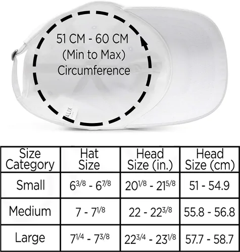 Miniatura 110 de DALIX Gorra de béisbol para papá, lisa, para hombre, mujer, algodón, ajustable, en blanco, sin estructurar, suave