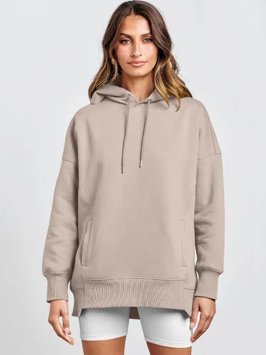 Miniatura 9 de ANRABESS Sudaderas con capucha de gran tamaño para mujer, sudadera de forro polar 2024, trajes de moda para adolescentes y niñas