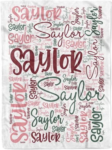 Miniatura 10 de Mantas de bebé personalizadas con nombre para niñas, regalos personalizados para bebé, manta personalizada para recién nacidos con nombre, forro