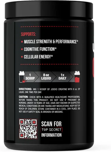 Miniatura 3 de Jocko Fuel Paquete de gimnasio - Creatina + Nitro Pop Polvo de preentrenamiento (paquete de 2) Suministro para 30 días