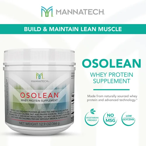 Miniatura 3 de Mannatech Proteína en polvo, OsoLean (bote) 12.9 oz