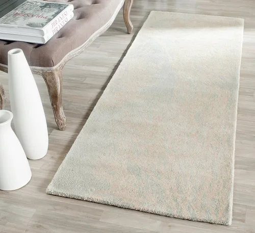 Miniatura 14 de SAFAVIEH Bella Collection BEL115B - Alfombra de lana de primera calidad hecha a mano de 6 x 9 pies, color beige y terracota Beige/Terracota