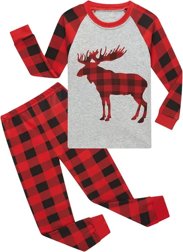 Miniatura 106 de Demifill Conjunto de pijamas de Halloween para niños y niñas, pijamas de Navidad, ropa de dormir para niños y niñas