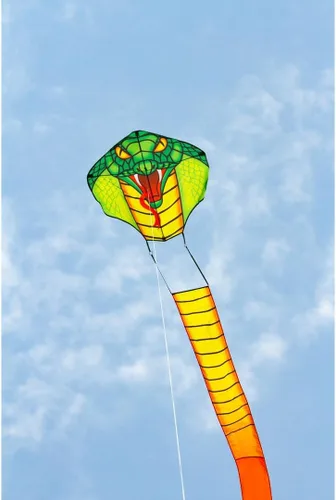 Miniatura 6 de HQ Kites and Designs Emerald Cobra Kite Active Play para edades de 5 a 12 años
