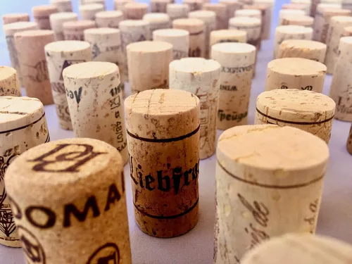 Miniatura 3 de Corchos de vino, grado ALTA, nuevos auténticos totalmente naturales, impresos de alta calidad, corcho de grado artesanal, sin circular, uniforme