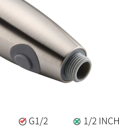Miniatura 8 de Cabezal rociador de grifo-102, cabezal rociador de grifo de fregadero de cocina de 3 funciones, 12 adaptadores, aireador desmontable, rosca G1/2