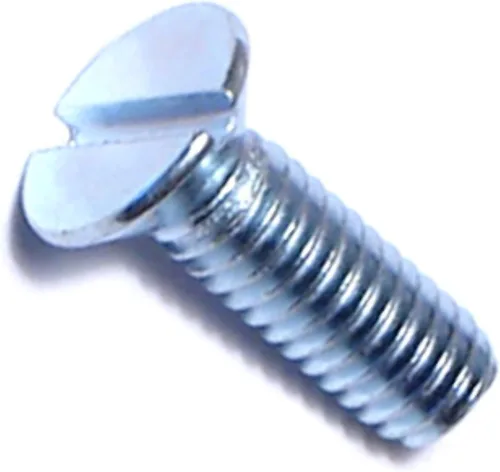 Miniatura 21 de Hard-to-Find Fastener 014973271565 Tornillos de máquina planos ranurados, 0.118 in-0.020 x 0.394 in, pieza-25