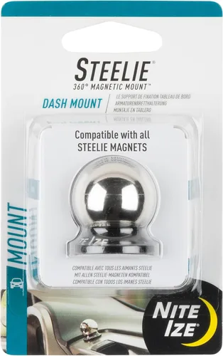 Nite Ize Steelie Dash Mount - Soporte para tablero – Bola de tablero de montaje adicional para el sistema magnético de montaje de teléfono Steelie –