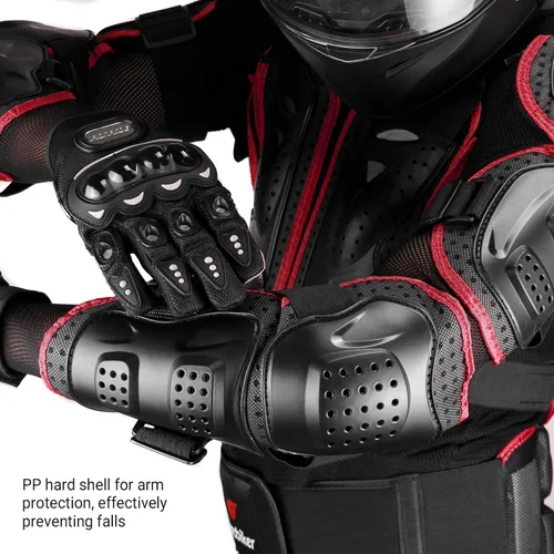 Miniatura 6 de HEROBIKER - Chaqueta de armadura completa para motocicleta, protección para la columna y el pecho, equipo de motocross, protector para motocicleta