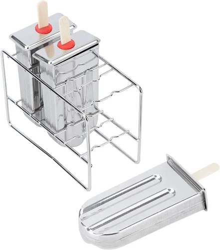 Miniatura 7 de FDIT set 3PCS 304 acero inoxidable redondo helado helado
