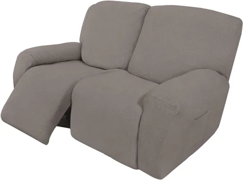 Miniatura 75 de Easy-Going - Funda elástica para sofá reclinable y sofá cama, 6 piezas, protector de muebles, suave, parte inferior elástica, tela jacquard