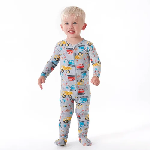 Miniatura 2 de Gerber Pijama unisex para bebé y niño pequeño, suave, con pies, con viscosa hecha con eucalipto