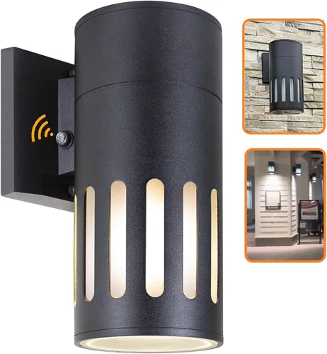 Miniatura 11 de Farol de pared para exteriores, lámpara exterior – Listado ETL, aluminio antioxidante, impermeable, montaje en pared, diseño rectangular – 1