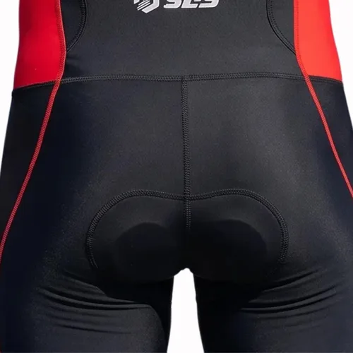 Miniatura 6 de SLS3 Traje de Triatlón para Hombre - Trisuit Premium para Hombre - Kit de Triatlón sin Mangas, de Secado Rápido con Bolsillo Grande en la Espalda