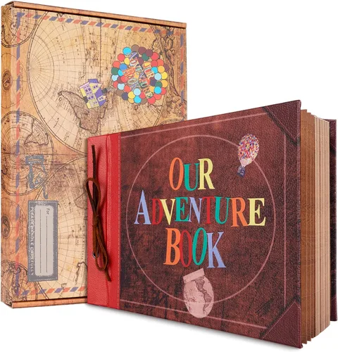 Miniatura 11 de Páginas de recambio para álbum de fotos COMBIUBIU para Nuestro Libro de Aventuras, 11.1 x 7.1 pulgadas, 40 páginas de expansión, páginas extra