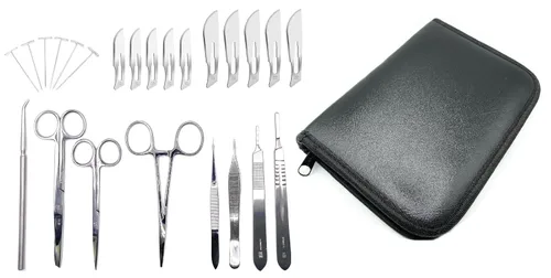 Miniatura 2 de Juego de herramientas avanzadas de disección de laboratorio de anatomía y biología de 26 piezas, kit completo de disección